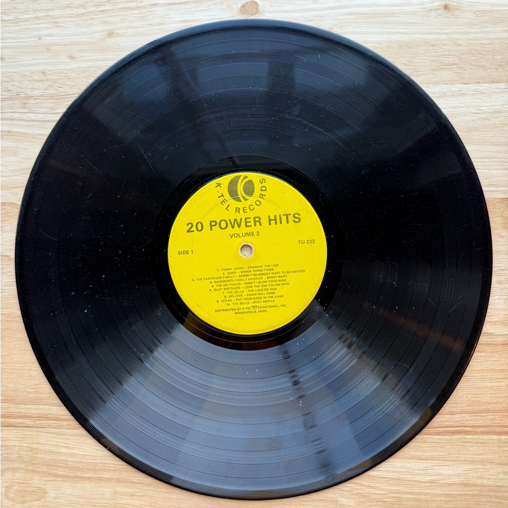 K-Tel Records 20 Power Hits Volume 2
